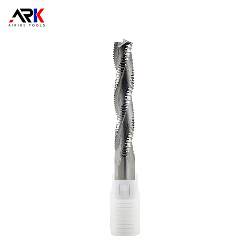 가장자리 트리밍에 나선형 또는 직선 플루트 목공 밀링 커터가 더 좋습니다.